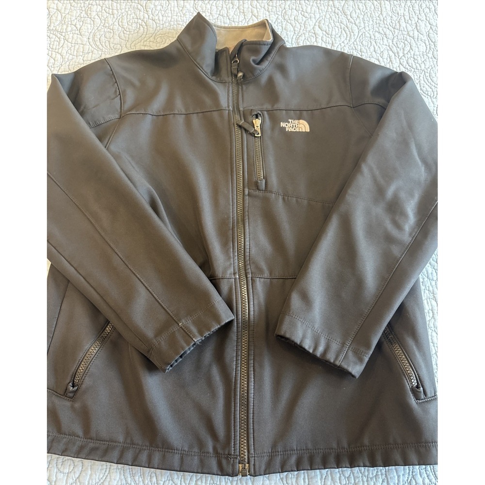 North Face Boys Size XL (18-20) TNF Apex Bionic Black Jacket